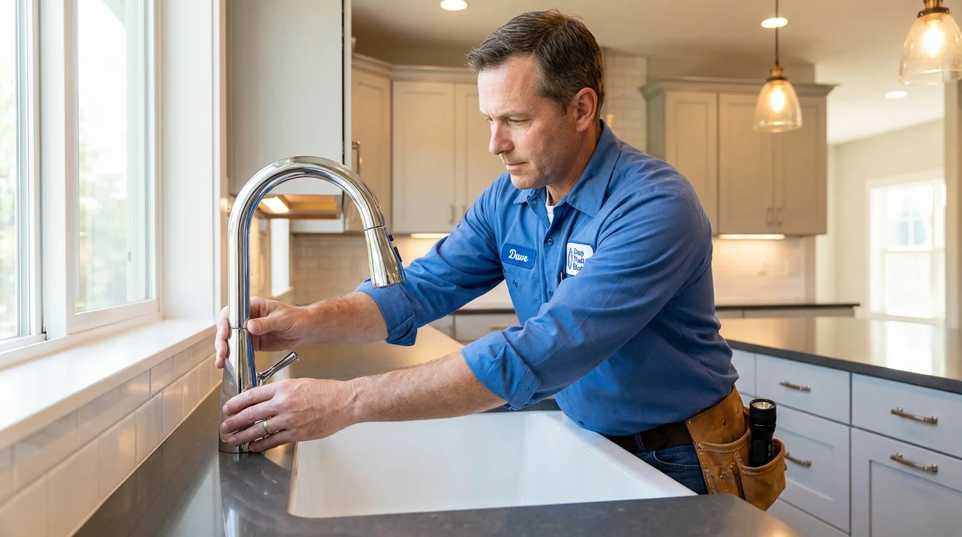 Kitchen faucet installation by Johns Plumbing LLC in Chatom